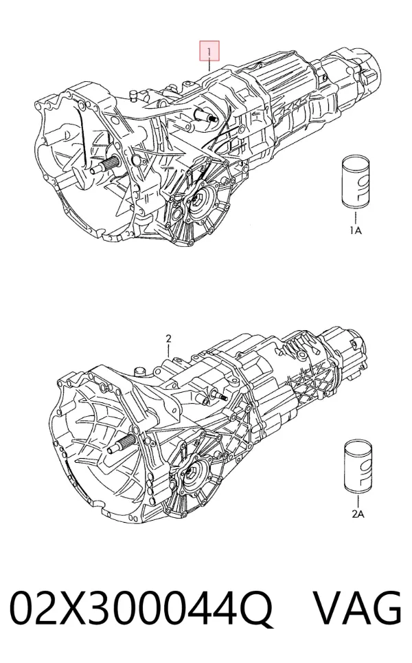 Коробка передач 02X300044Q VAG