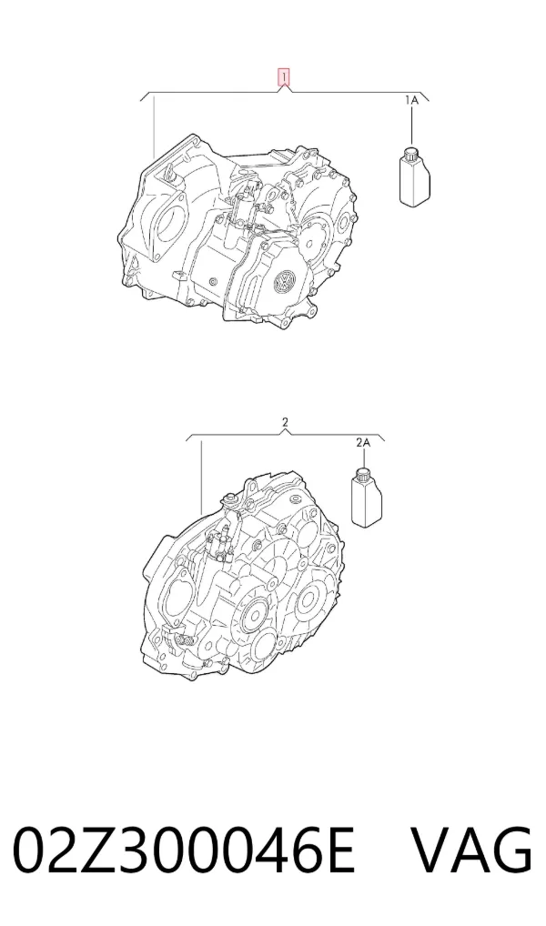 Коробка передач 02Z300046E VAG