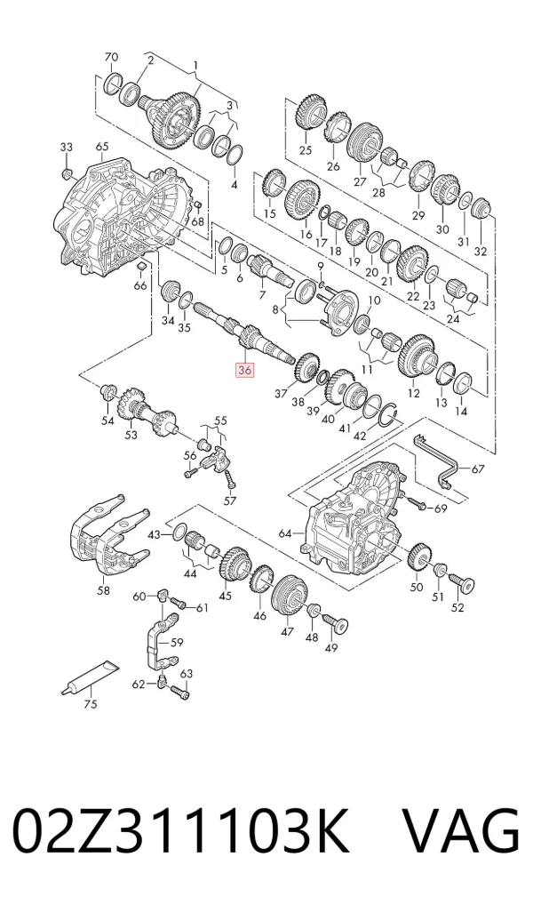  02Z311103K VAG