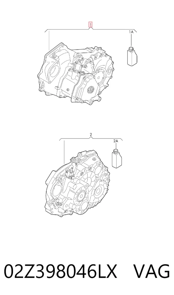 Коробка передач 02Z398046LX VAG