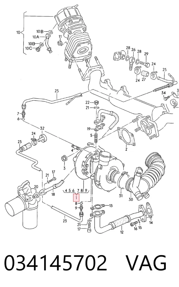 Турбіна 53249707000 Borg-Warner