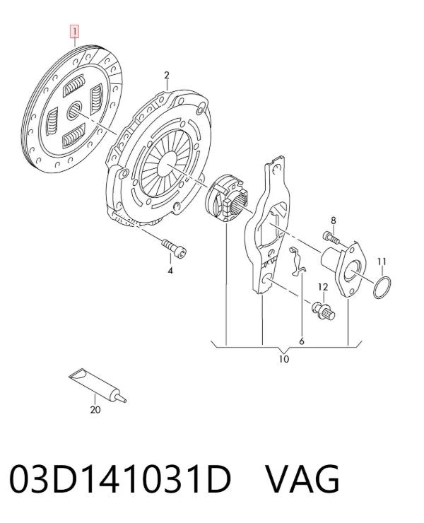 Диск зчеплення Skoda Rapid NH3, NK3, NK6