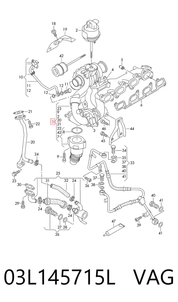 Турбіна 03L145715L VAG
