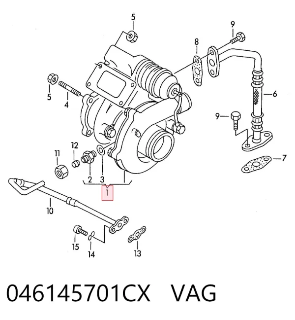 Турбіна 046145701CX VAG