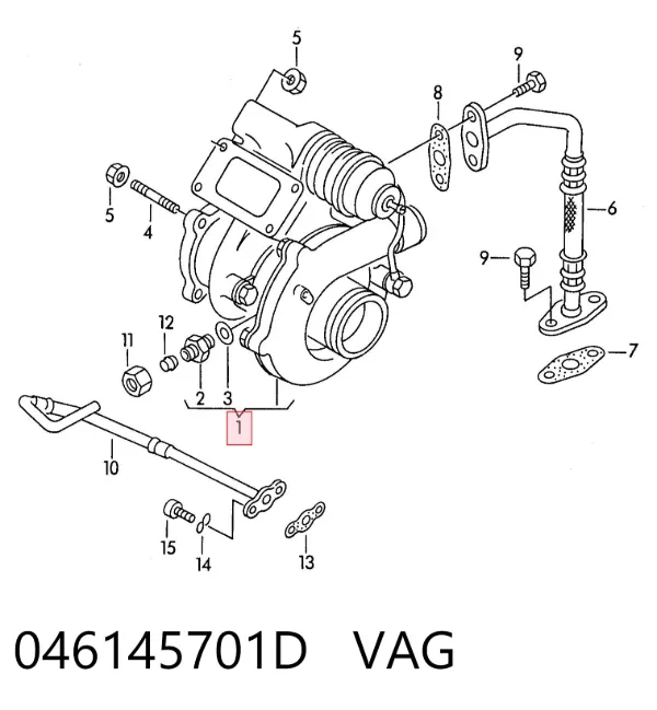 Турбіна 046145701D VAG