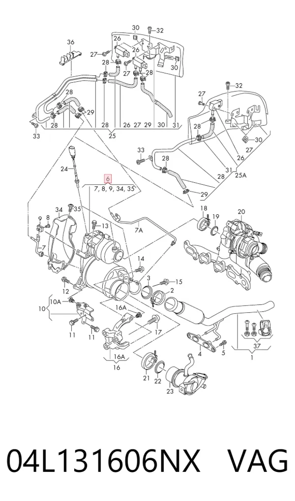 Сажевый фільтр 04L131606NX VAG
