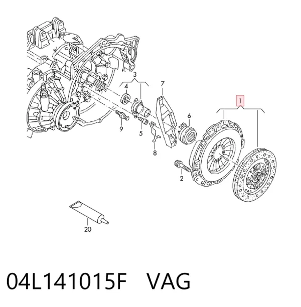 Зчеплення 04L141015F VAG