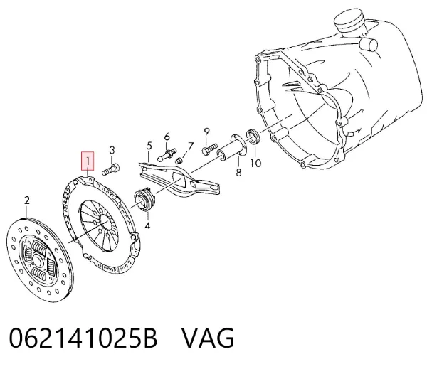 Корзина зчеплення 062141025B VAG