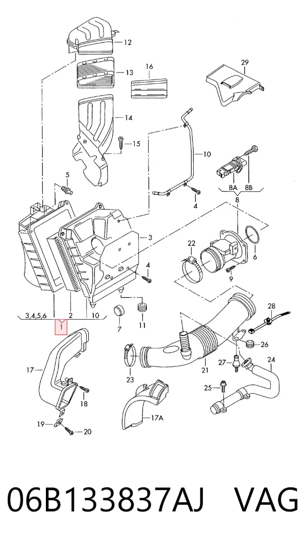  06B133837AJ VAG