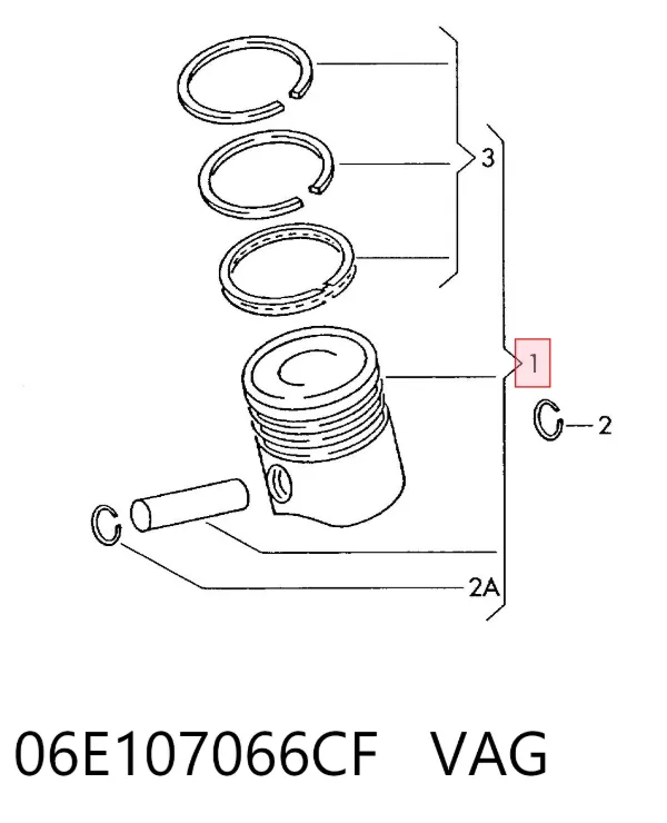  06E107066CF VAG