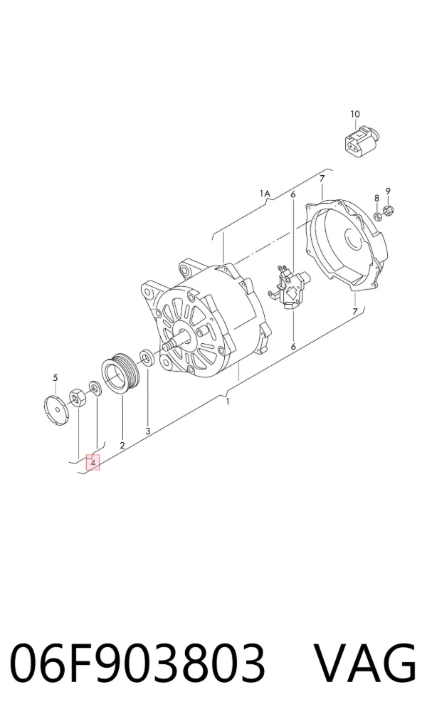 Реле генератора 06F903803 VAG