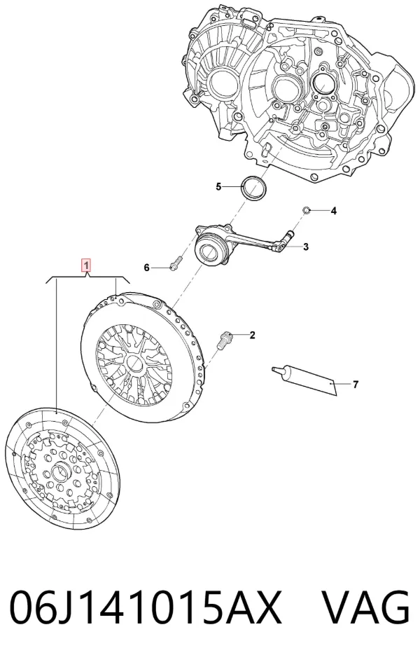 Зчеплення 06J141015AX VAG