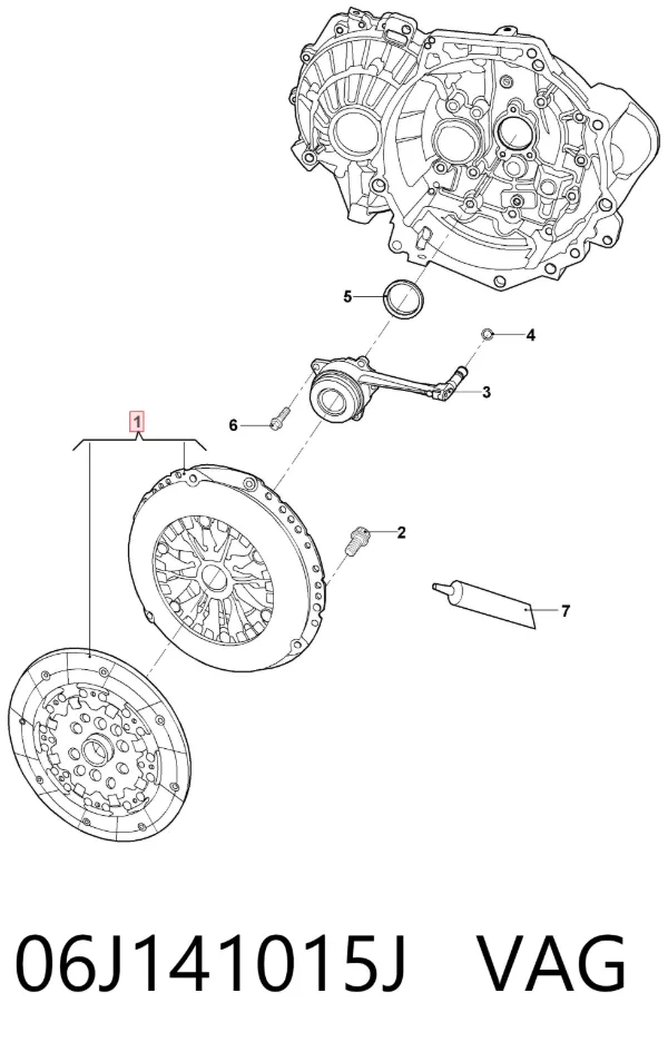 Зчеплення 06J141015J VAG