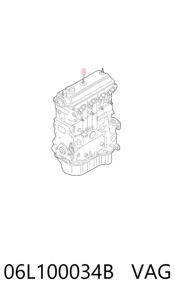 Двигун 06L100034B VAG
