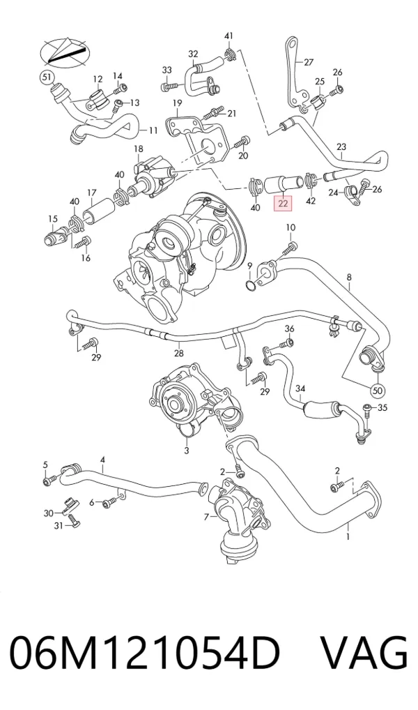  06M121054D VAG