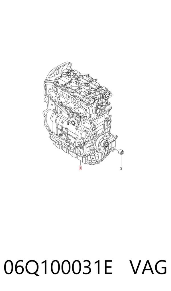 Двигун 06Q100031E VAG