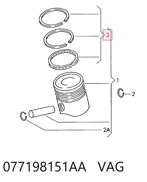  077198151AA VAG