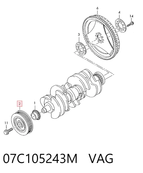  07C105243M VAG