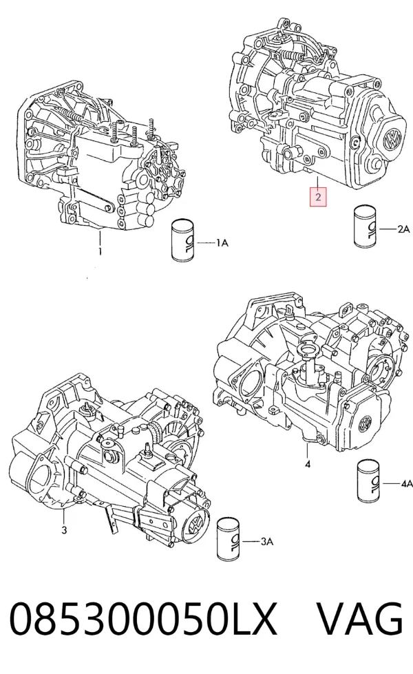 Коробка передач 085300050LX VAG