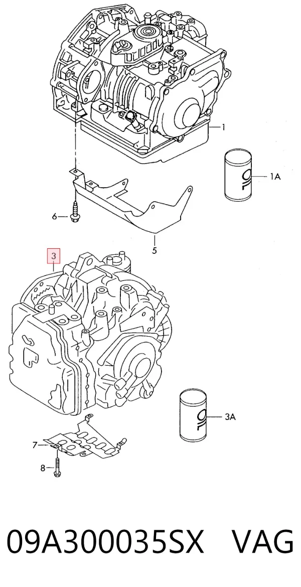 АКПП 09A300035SX VAG