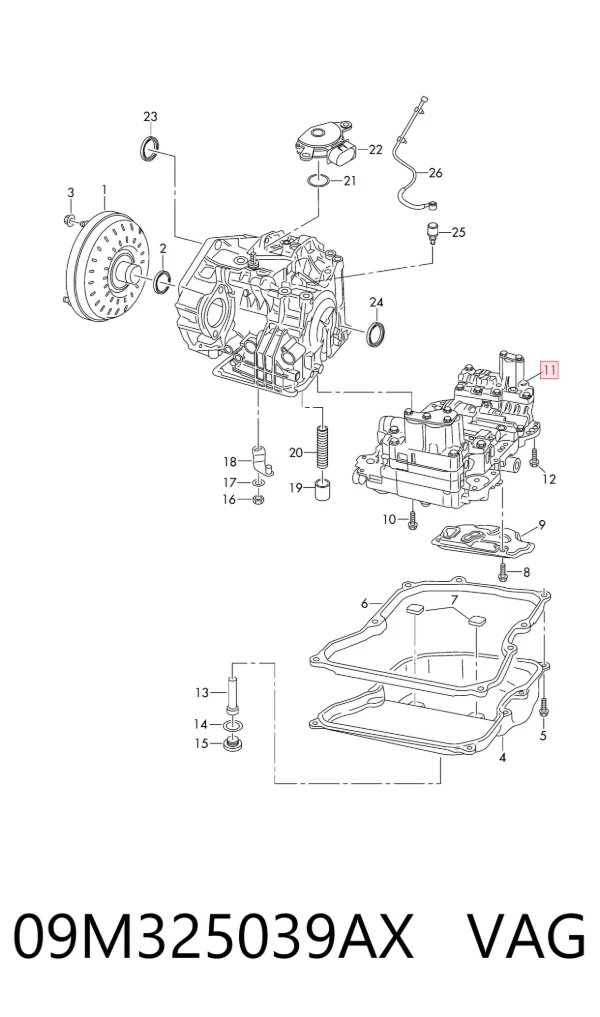 Соленоїд АКПП 09M325039AX VAG