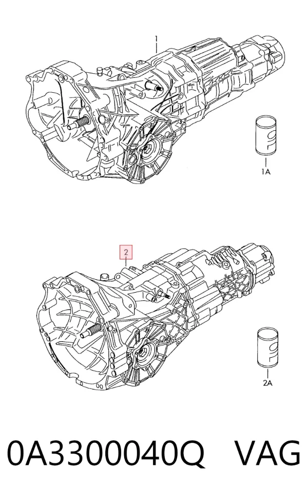 Коробка передач 0A3300040Q VAG