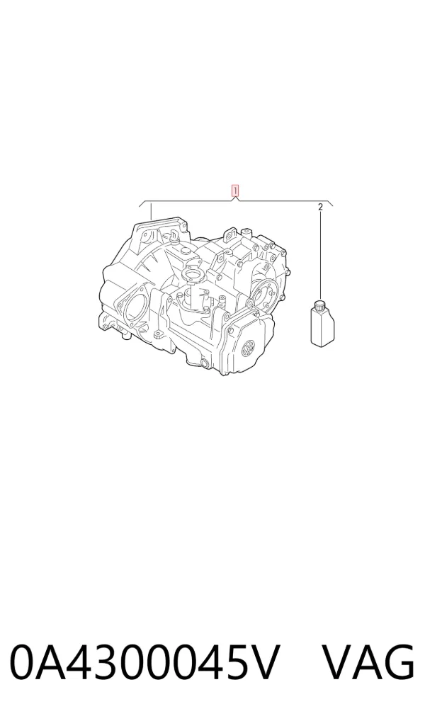 Коробка передач 0A4300045V VAG