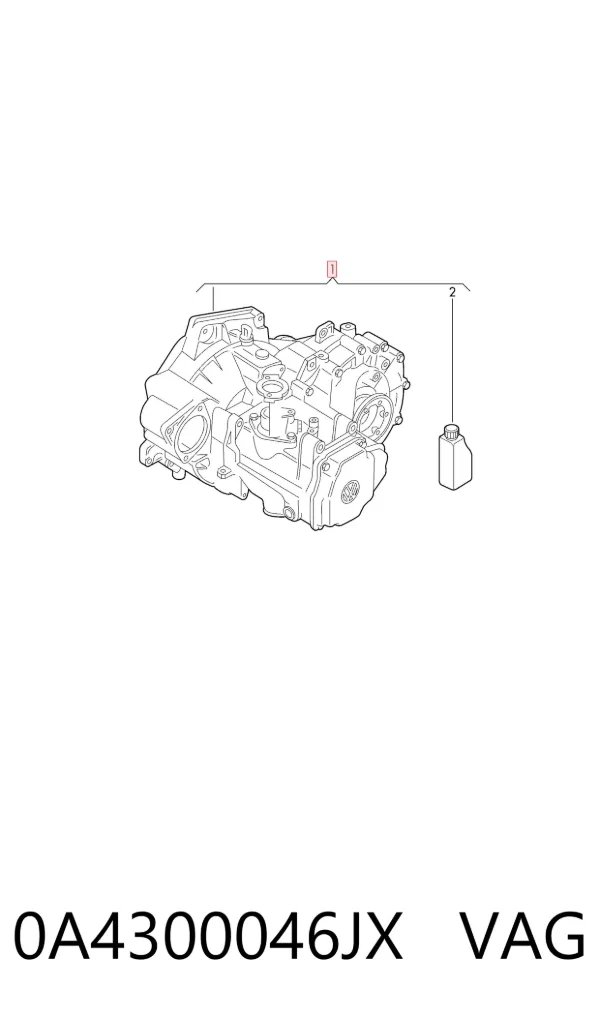 Коробка передач 0A4300046JX VAG