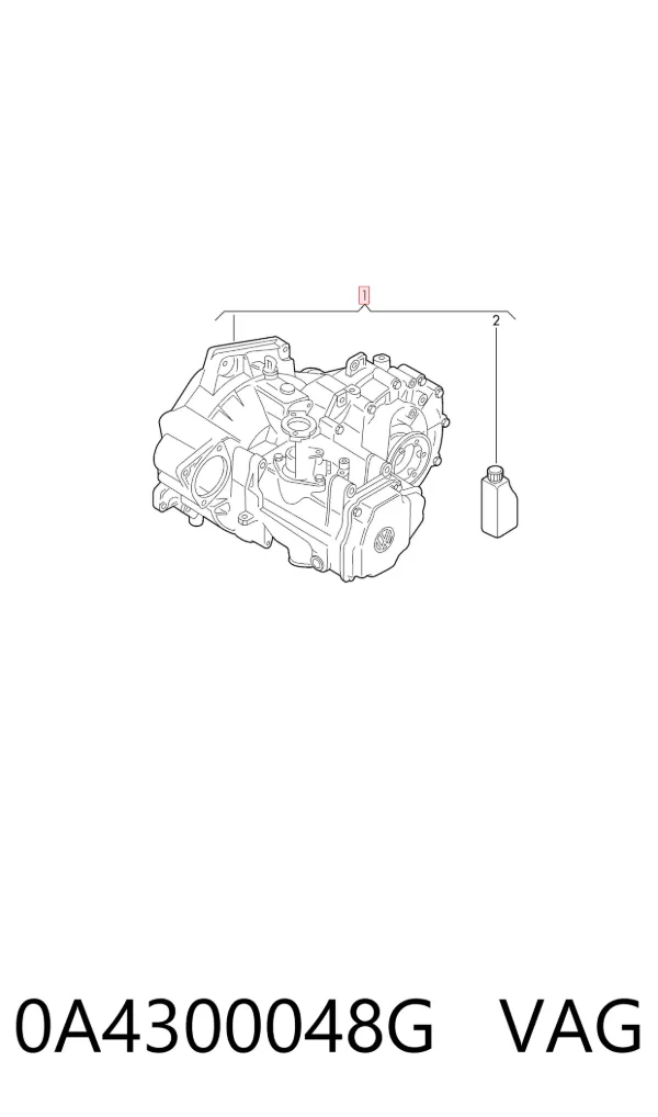 Коробка передач 0A4300048G VAG