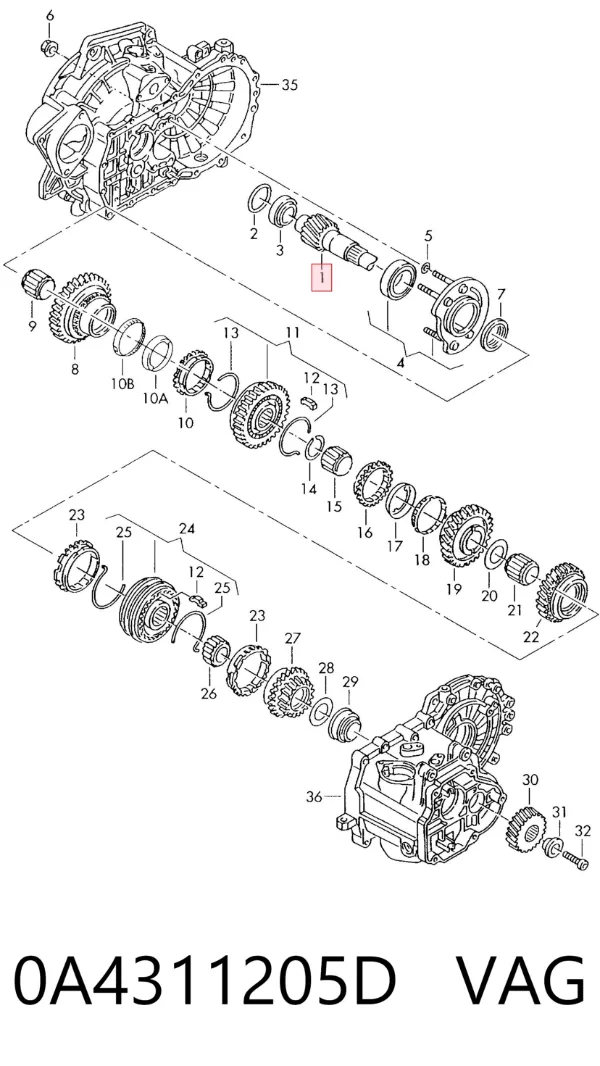  0A4311205D VAG
