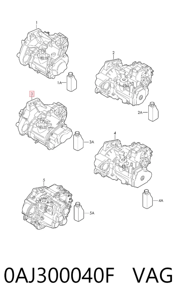 Коробка передач 0AJ300040F VAG