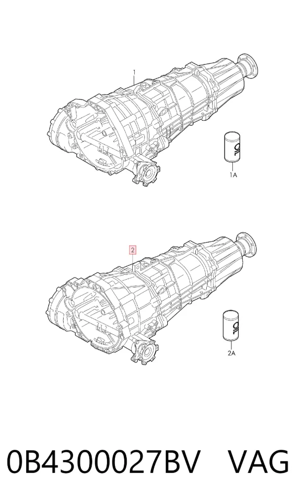 Коробка передач 0B4300027BV VAG