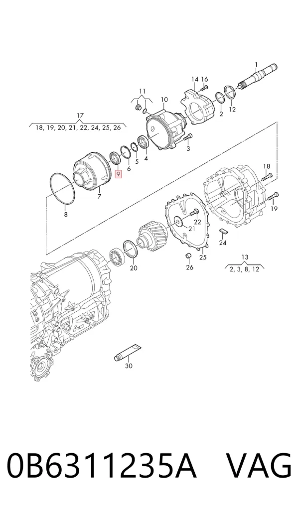  0B6311235A VAG