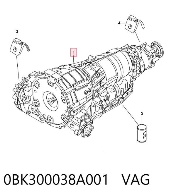 АКПП 0BK300038A001 VAG