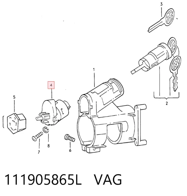 Контактна група 111905865L VAG