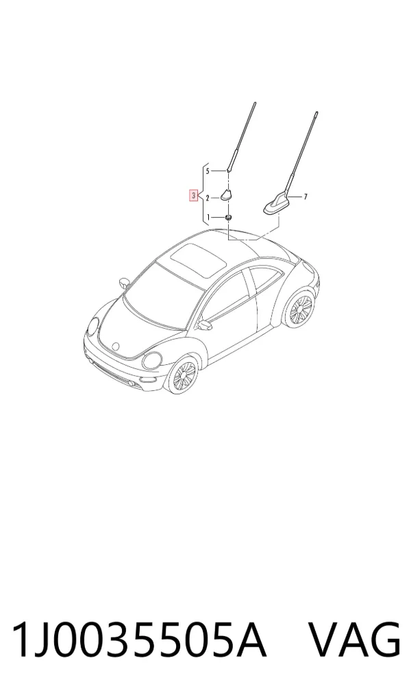  1J0035505A VAG