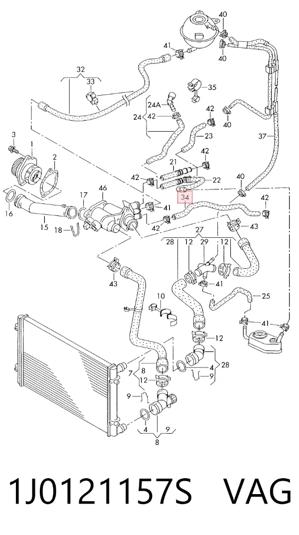  1J0121157S VAG