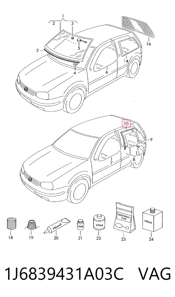  1J6839431A03C VAG