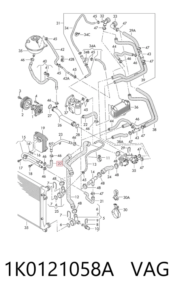  1K0121058A VAG
