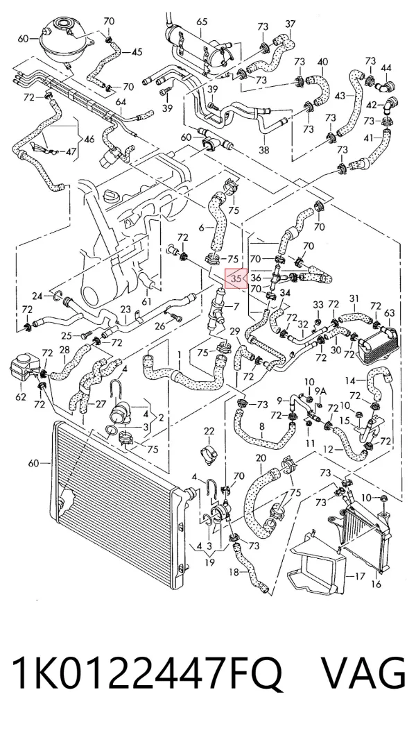  1K0122447FQ VAG