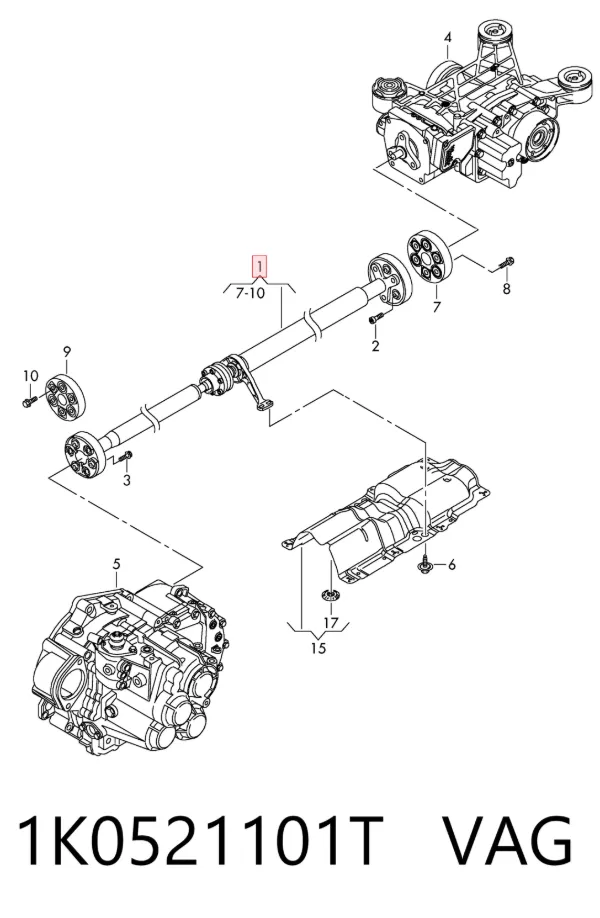  1K0521101T VAG
