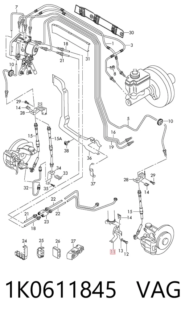  1K0611845 VAG