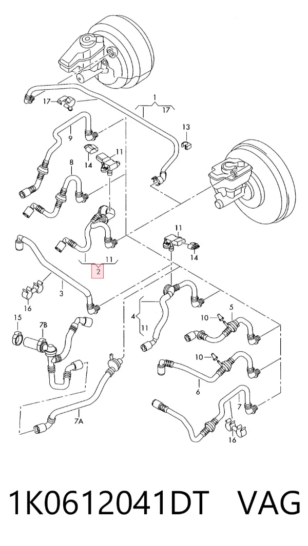  1K0612041DT VAG
