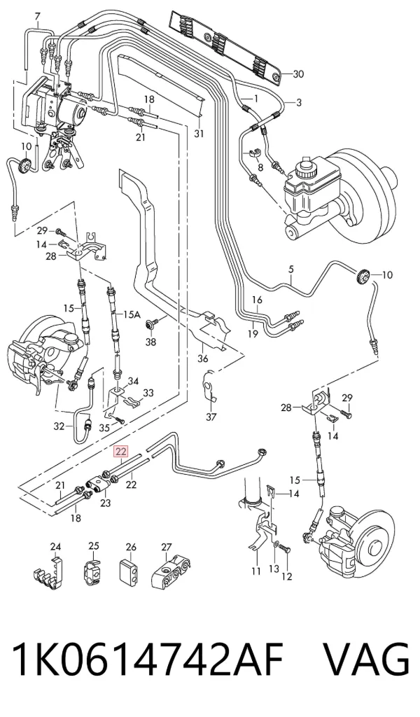  1K0614742AF VAG