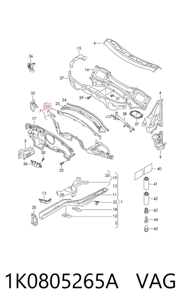  1K0805265A VAG