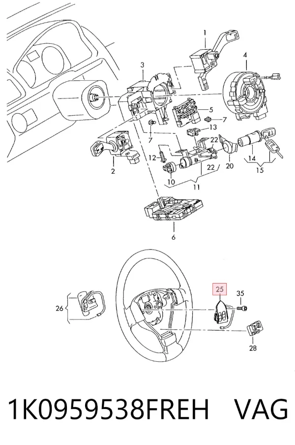  1K0959538FREH VAG
