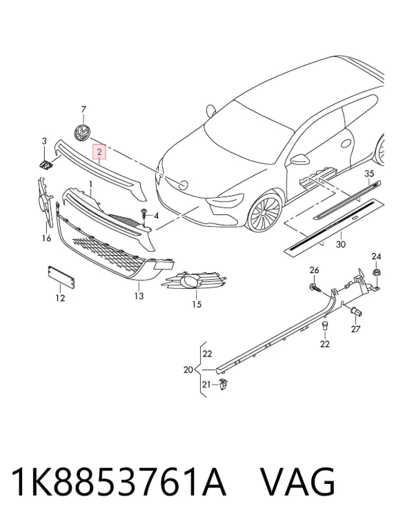  1K8853761A VAG