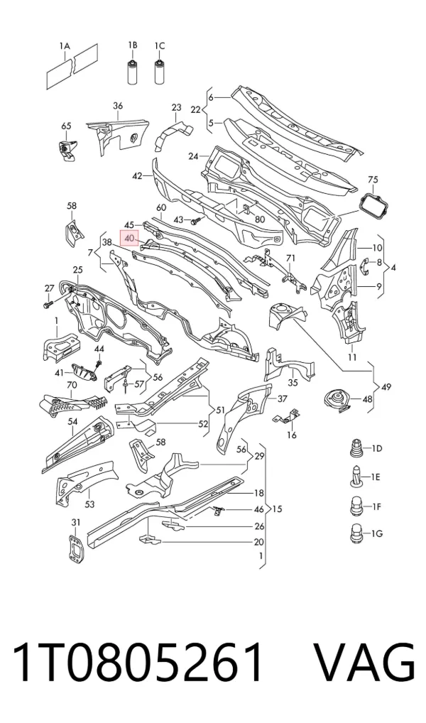  1T0805261 VAG