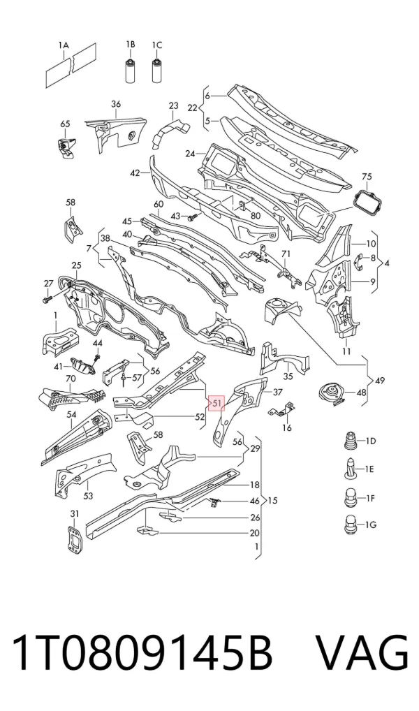  1T0809145B VAG