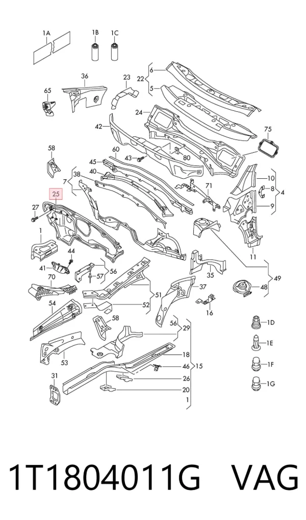  1T1804011G VAG